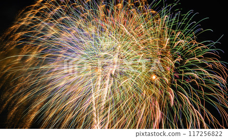 Kanto's popular Todabashi Fireworks Festival: Starmine 117256822