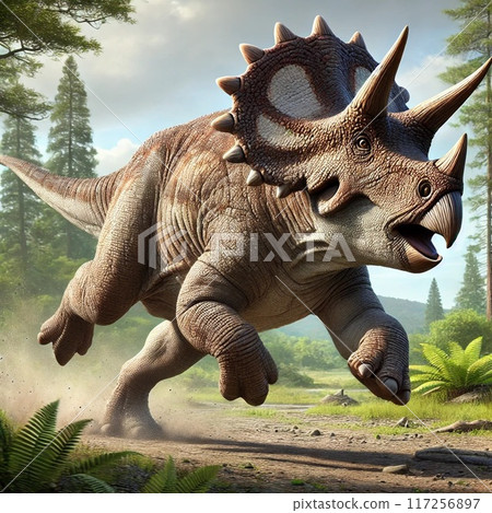 奔跑的三角龍 奔跑的三角龍 117256897