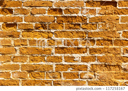 Seamless ancient brick wall texture or background. Seamless ancient brick wall texture or background. 117258167