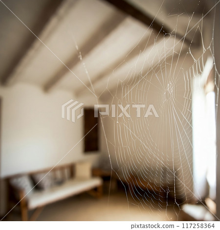 房間裡有蜘蛛網 117258364