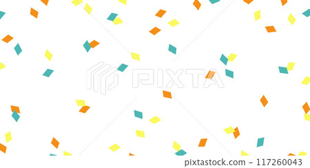 Simple confetti background design colorful white background Simple confetti background design colorful white background 117260043