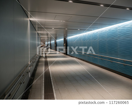 Tokyo cityscape: Underground passageway in the city center Tokyo cityscape: Underground passageway in the city center 117260065