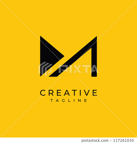 Abstract initial template logo minimalist letter M element.Symbol of modern, elegant, unique and luxurious geometry.Design for corporate business identity. Abstract initial template logo minimalist letter M element.Symbol of modern, elegant, unique and luxurious geometry.Design for corporate business identity. 117261030