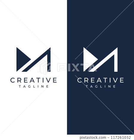 Abstract initial template logo minimalist letter M element.Symbol of modern, elegant, unique and luxurious geometry.Design for corporate business identity. Abstract initial template logo minimalist letter M element.Symbol of modern, elegant, unique and luxurious geometry.Design for corporate business identity. 117261032