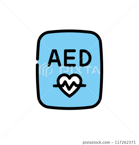 AED, icon, icons 117262371