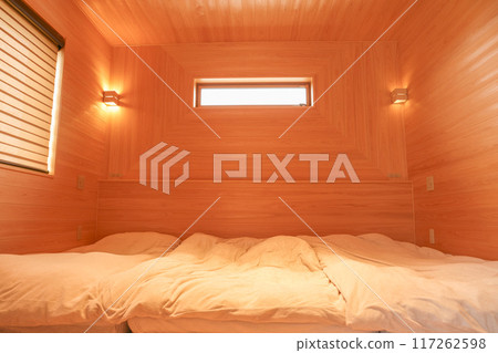 Master bedroom entirely made of solid cypress Master bedroom entirely made of solid cypress 117262598
