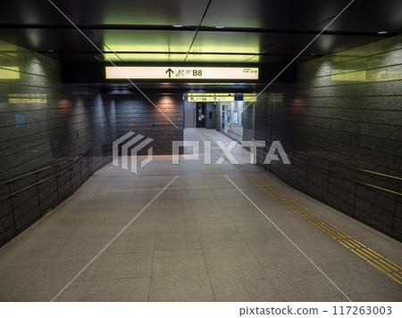 東京城市景觀：市中心地下通道地上出口訊息 117263003