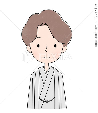 一個穿著和服的男人 一個穿著和服的男人 117263106