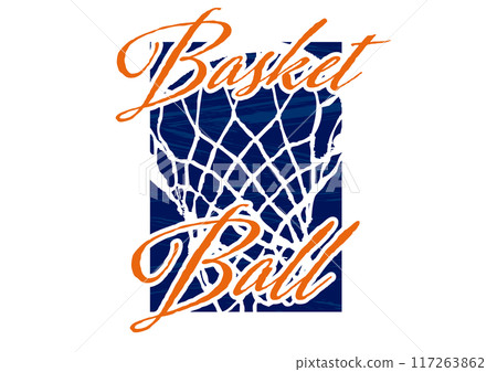 Basketball goal logo 117263862