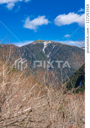 初夏攀登北阿爾卑斯山,沿著矢澤山路行走,從馬場平看到蝴蝶矛 初夏攀登北阿爾卑斯山,沿著矢澤山路行走,從馬場平看到蝴蝶矛 117263916