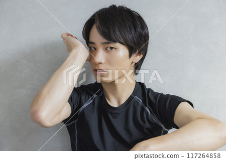 Man wearing sportswear Man wearing sportswear 117264858