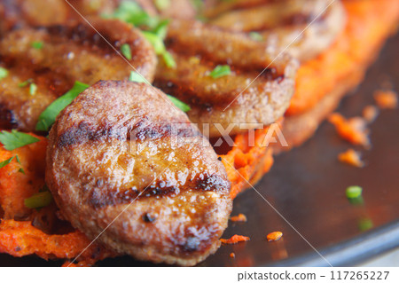 Traditional Turkish Cuisine Meatball Akhisar Kofte Traditional Turkish Cuisine Meatball Akhisar Kofte 117265227