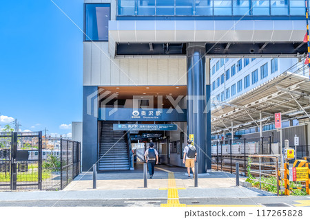 東京世田谷區大草澤站的都市風景 117265828
