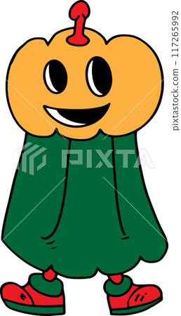 Monster for celebration in halloween holiday concept. Monster for celebration in halloween holiday concept. 117265992