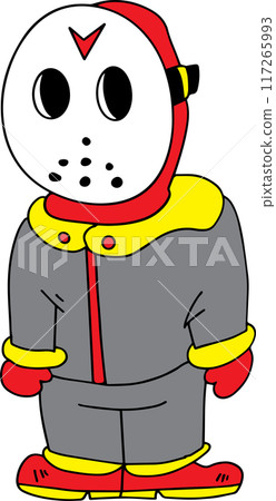 Monster for celebration in halloween holiday concept. Monster for celebration in halloween holiday concept. 117265993
