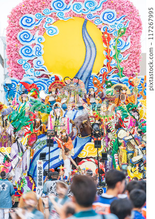 "Aomori Prefecture" Gorgeous float competition Hachinohe Sansha Taisai Summer 117267995
