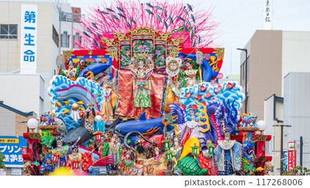 "Aomori Prefecture" Gorgeous float competition Hachinohe Sansha Taisai Summer 117268006