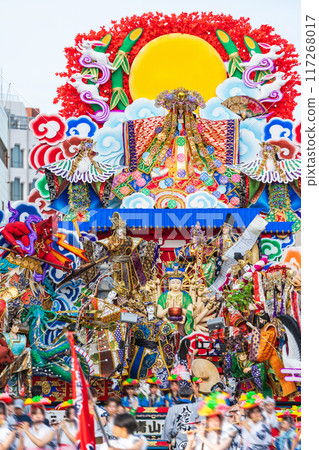 "Aomori Prefecture" Gorgeous float competition Hachinohe Sansha Taisai Summer "Aomori Prefecture" Gorgeous float competition Hachinohe Sansha Taisai Summer 117268017