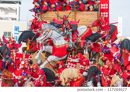 "Aomori Prefecture" Gorgeous float competition Hachinohe Sansha Taisai Summer "Aomori Prefecture" Gorgeous float competition Hachinohe Sansha Taisai Summer 117268027