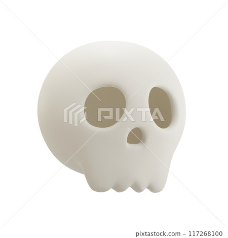Skull 3D Illustrations, 3D rendering 117268100