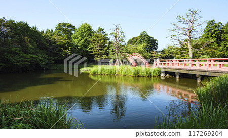 神奈川縣橫濱市金澤區稱名寺和健明寺的夏天 117269204