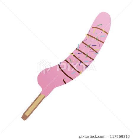 Strawberry Chocolate Banana 117269813