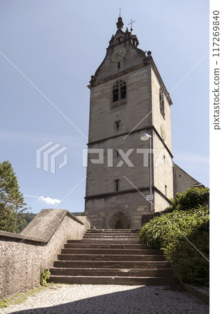 Parish church of Bregenz-St. Gallus in Bregenz, Austria on Lake Constance Parish church of Bregenz-St. Gallus in Bregenz, Austria on Lake Constance 117269840