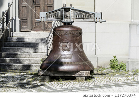 Church bell Luther Church in Konstanz, Lake Constance in Germany Church bell Luther Church in Konstanz, Lake Constance in Germany 117270374