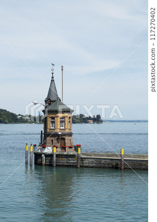Harbor of Konstanz, Lake Constance in Germany 117270402