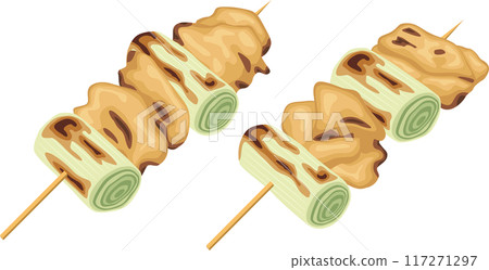 Yakitori Negima salt 117271297