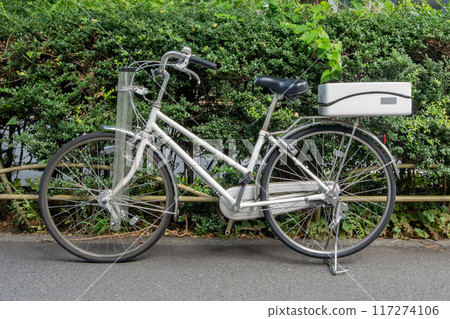 White police bike 117274106