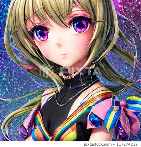 卡通風格女人插畫 117274212