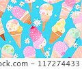 ice cream, vector, vectors 117274433
