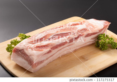 [宮城縣]黑豬五花肉塊肉 117275317