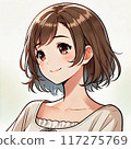 一個微笑的女人 117275769