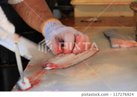在鰻魚店製作鰻魚的工匠的作品 在鰻魚店製作鰻魚的工匠的作品 117276924