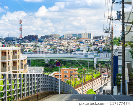 Suburban residential area Yokohama 117277474
