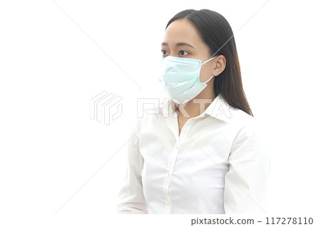 戴著面具的日本女人 117278110