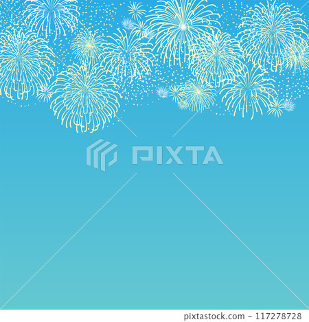煙花背景素材 117278728