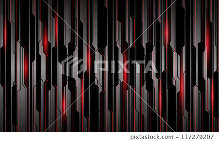 Abstract steel black cyber red light technology futuristic geometric design modern creative background vector Abstract steel black cyber red light technology futuristic geometric design modern creative background vector 117279207
