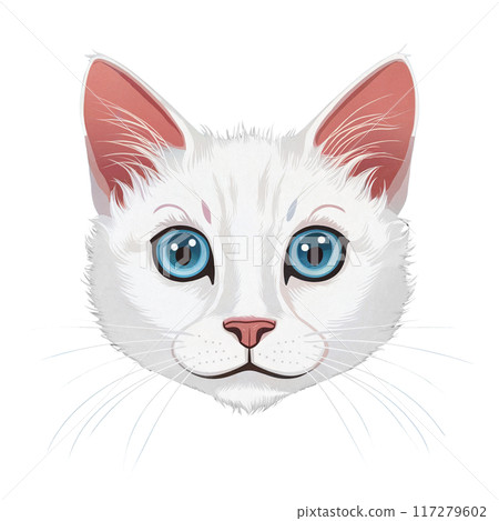 a cat's face a cat's face 117279602