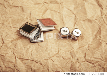 image of book yes no cube 117281401