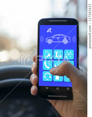 Smart car image material Smart car image material 117281815