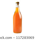 Chilled kombucha amber served in bottle 117283069