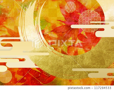 Autumnal maple leaves 117284533