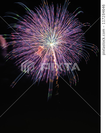 Huge fireworks burst into the night sky (Todabashi Fireworks Festival) 117284646