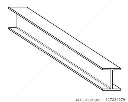 Steel frame illustration material Steel frame illustration material 117284679