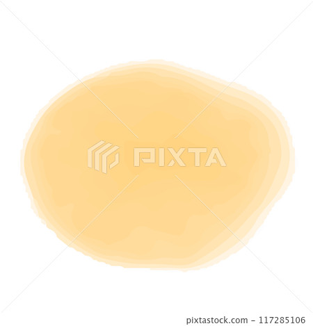 可愛的黃色水彩框 可愛的黃色水彩框 117285106