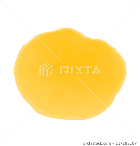 可愛的黃色水彩框 117285107