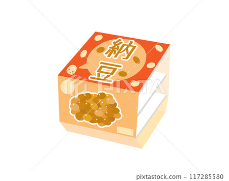 受 3 包納豆啟發的包裝插圖 117285580